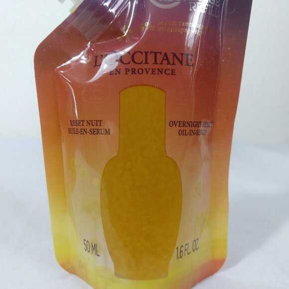 L'Occitane Immortelle Overnight Reset Oil In Serum Refill 1.6oz / 50ML *NEW* - Picture 3 of 8